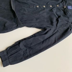 Gap black denim dress